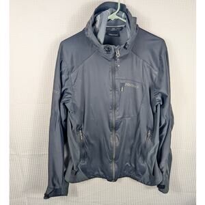 Marmot M Jacket Mens Gore Windstopper Softshell Hooded Hiking Outdoor Wear